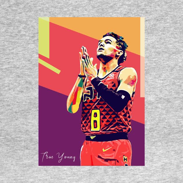 Trae Young by Creativedy Stuff